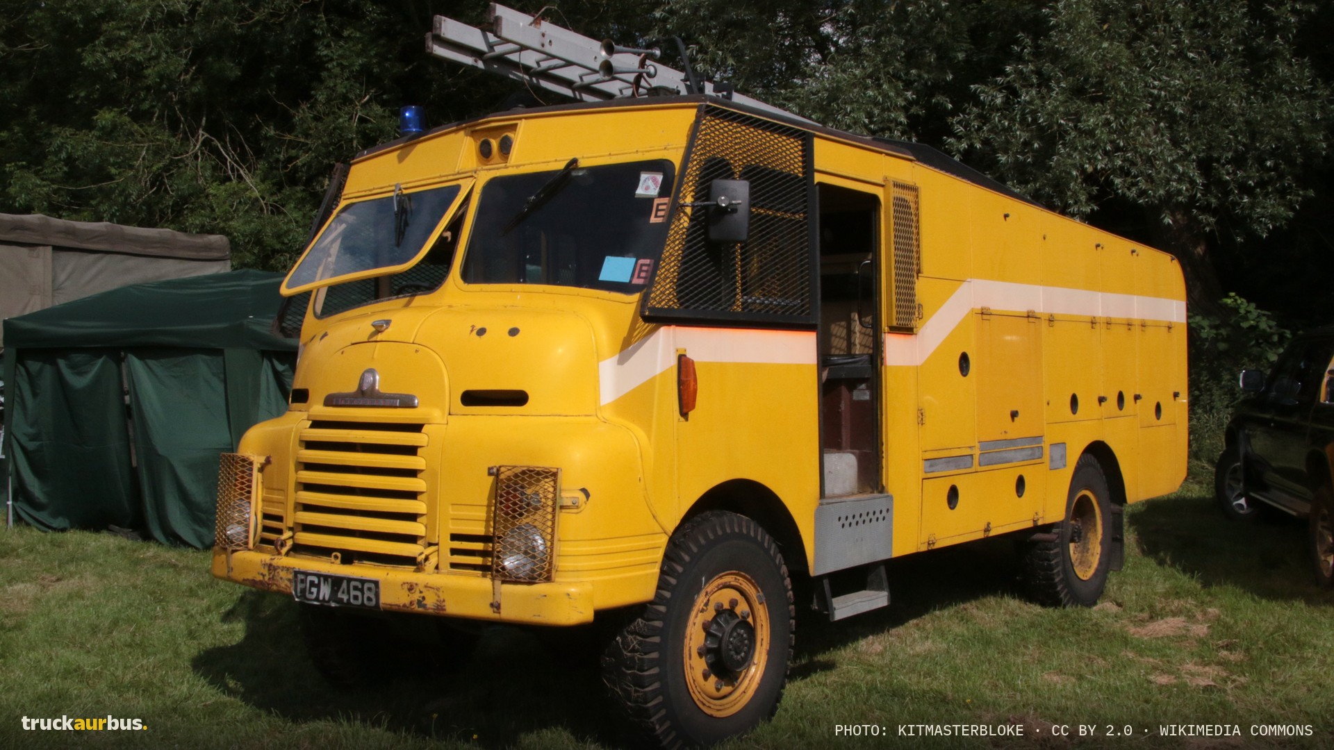 "FGW468 Bedford Green Goddess" Fire Appliance
