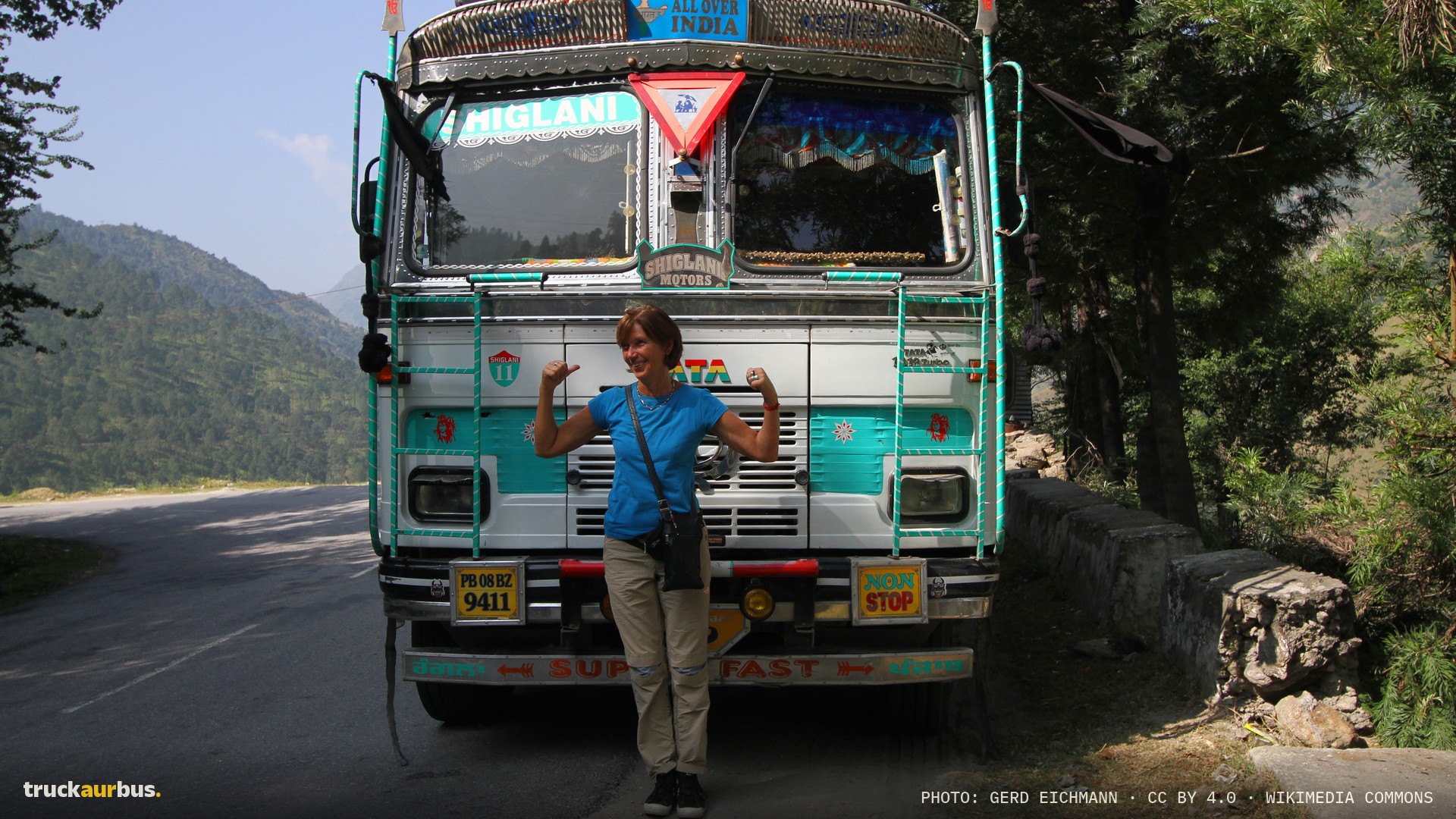NH5-B-Sarahan to Wangtu-10-Truck-2016-gje