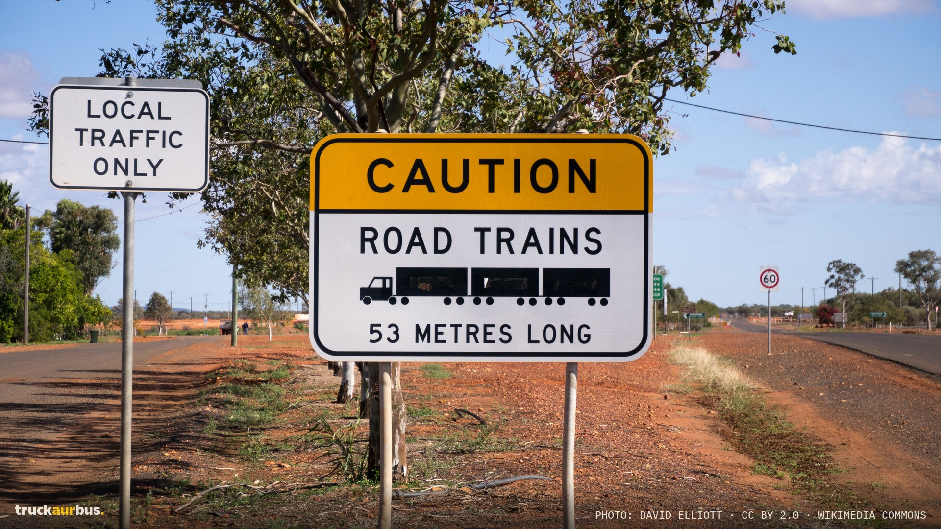 Road Trains warning