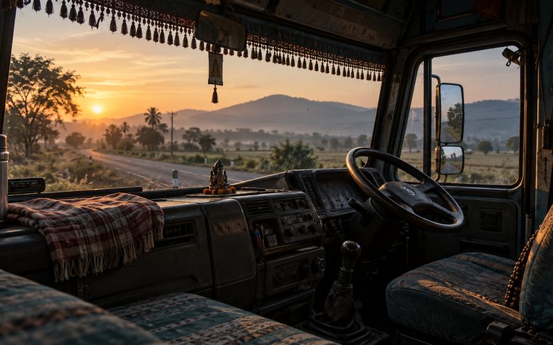 A Room on Wheels — The road, from the other side of the glass