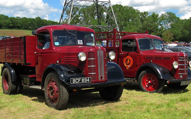 Austin K4 & Bedford trucks. Aldham Old Tyme Rally 2014