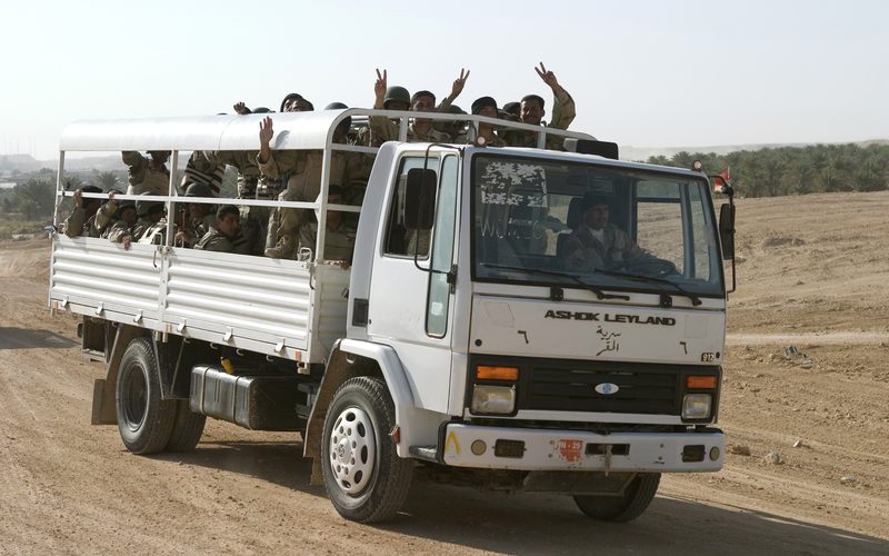 Iraqi Ashok Leyland truck