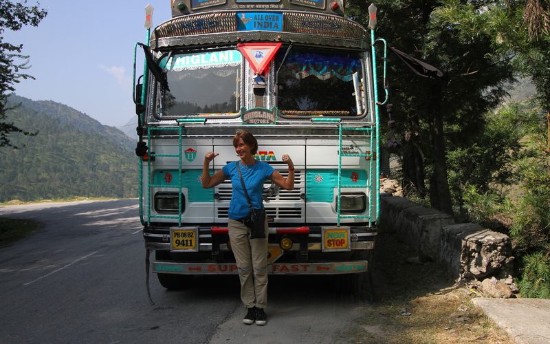NH5-B-Sarahan to Wangtu-10-Truck-2016-gje