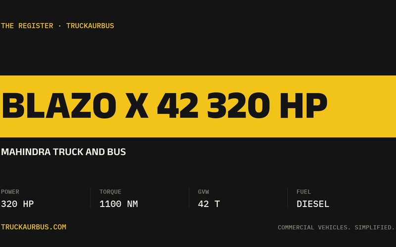 Mahindra Truck and Bus BLAZO X 42 320 hp