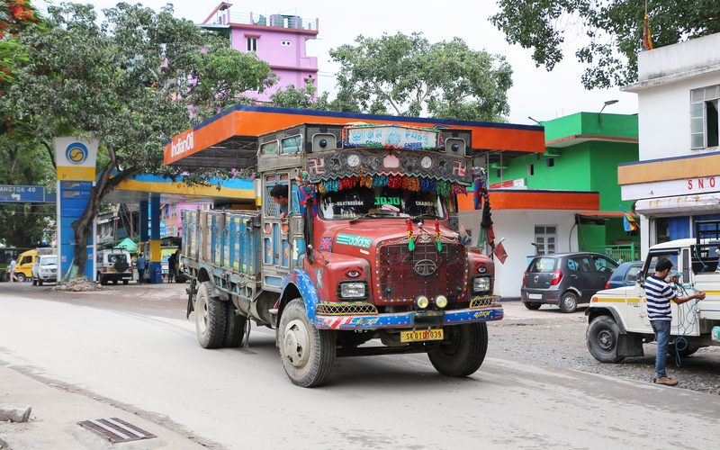Truck in Rangpo, Sikkim